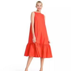 Sleeveless Ruffle Shift Dress